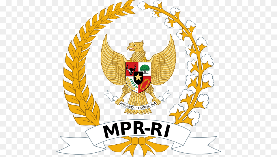 Coat Of Arms Of The People39s Consultative Assembly Majelis Permusyawaratan Rakyat, Emblem, Logo, Symbol, Badge Free Transparent Png