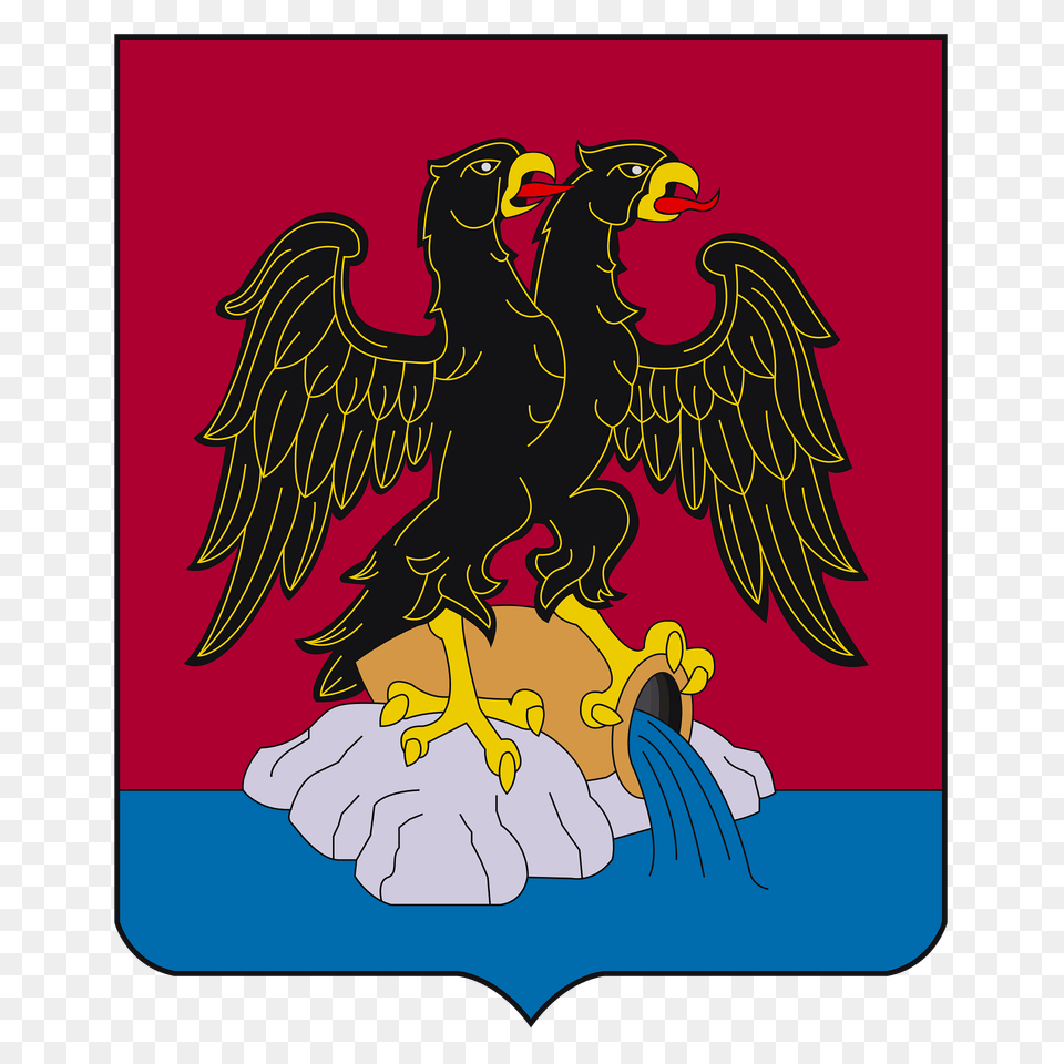 Coat Of Arms Of The State Of Fiume Clipart, Animal, Bird, Vulture, Beak Free Transparent Png