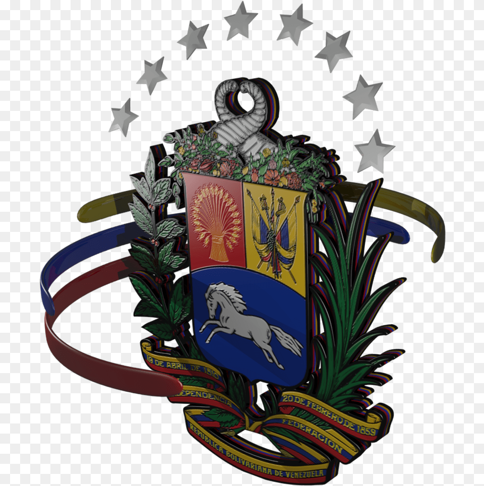 Coat Of Arms Of Venezuela, Emblem, Symbol Png