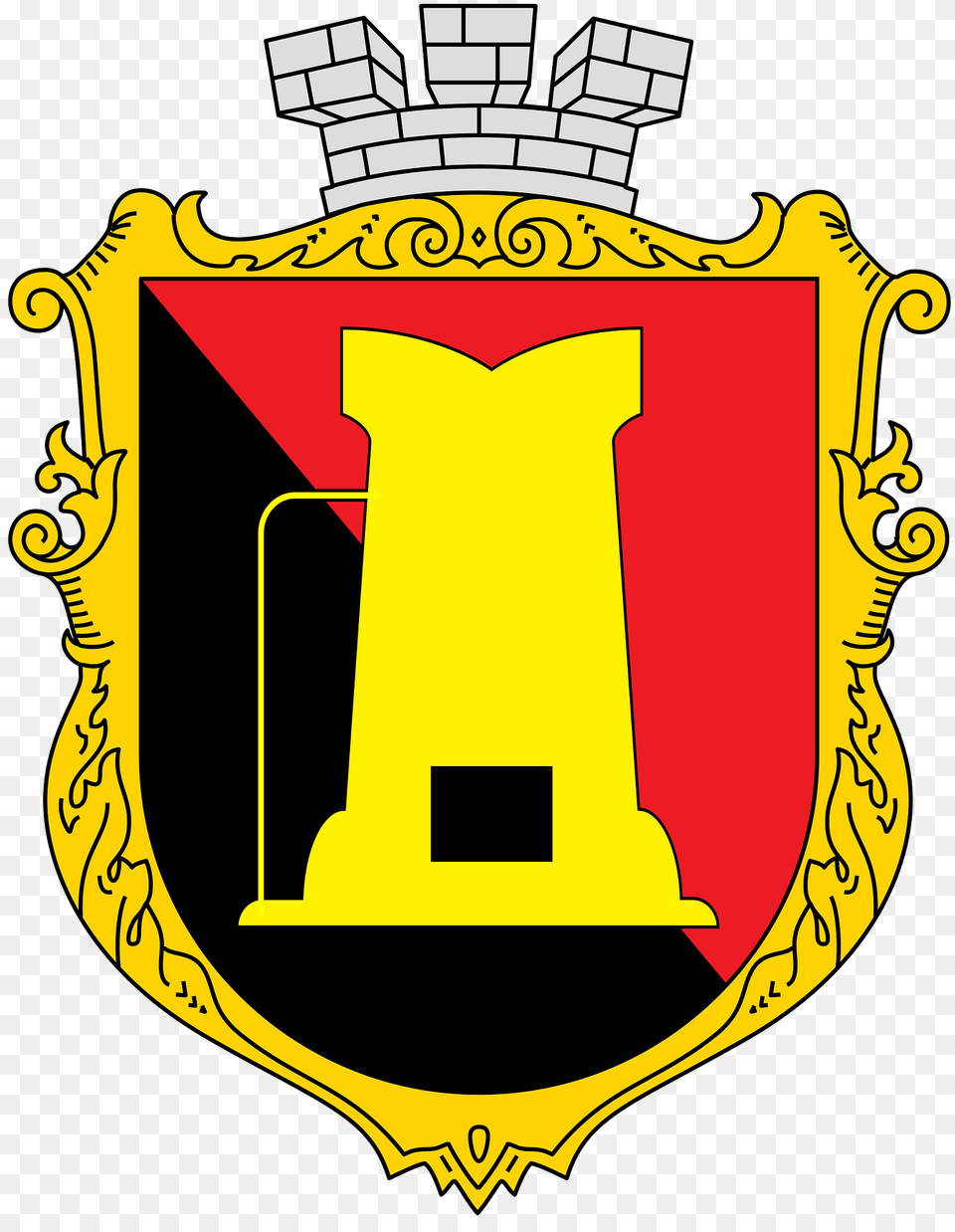 Coat Of Arms Of Yenakiieve Clipart, Emblem, Symbol, Logo Free Png Download
