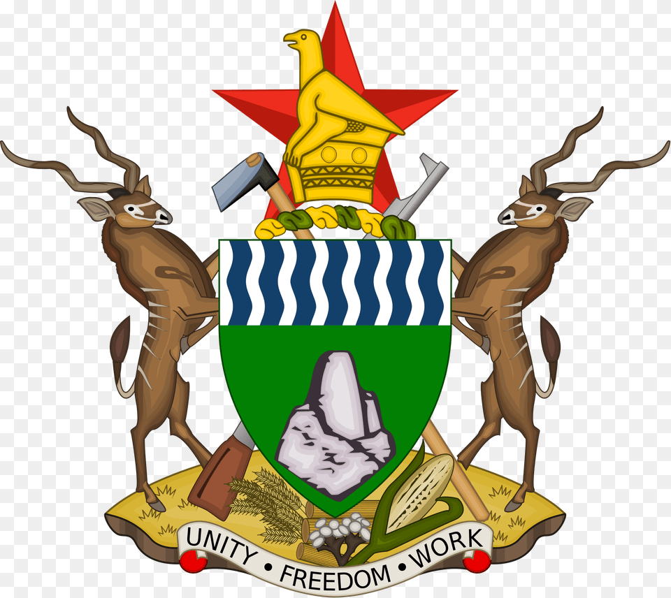 Coat Of Arms Of Zimbabwe Zimbabwe National Coat Of Arms Free Transparent Png