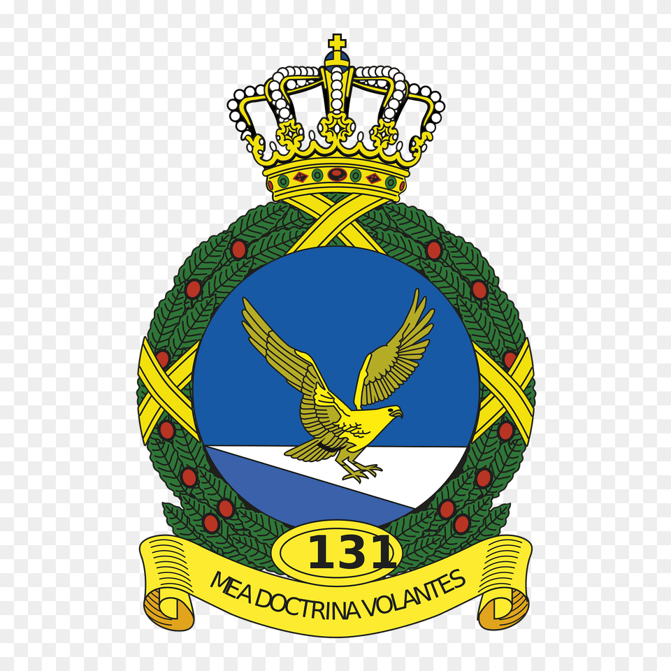 Coat Of Arms Royal Netherlands Air Force 131 Squadron Clipart, Badge, Symbol, Logo, Emblem Png