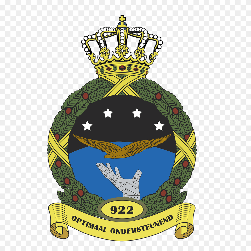 Coat Of Arms Royal Netherlands Air Force 922 Squadron Clipart, Accessories, Badge, Logo, Symbol Free Transparent Png