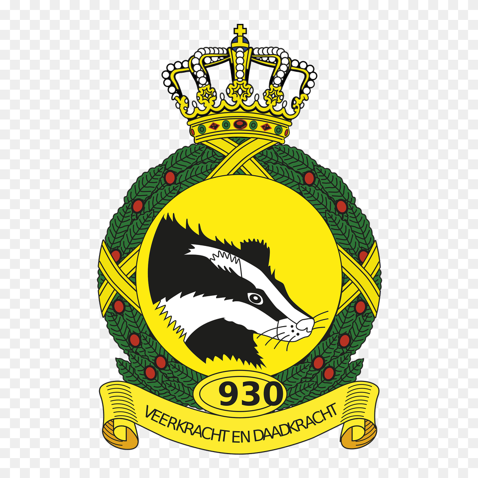 Coat Of Arms Royal Netherlands Air Force 930 Squadron Clipart, Logo, Animal, Mammal, Wildlife Free Png Download