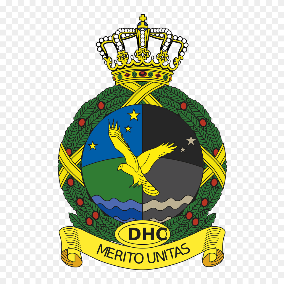 Coat Of Arms Royal Netherlands Air Force Defense Helicopter Command Clipart, Badge, Logo, Symbol, Emblem Free Png Download