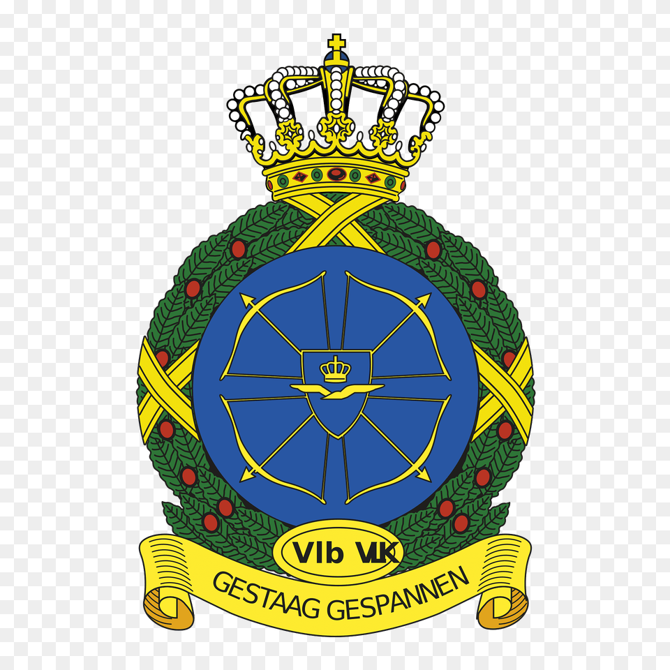 Coat Of Arms Royal Netherlands Air Force Volkel Air Base Clipart, Badge, Logo, Symbol, Emblem Free Png Download