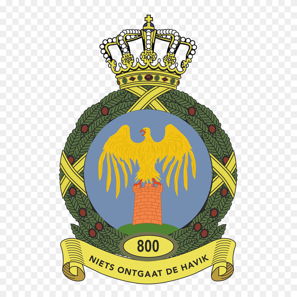 Coat Of Arms Royal Netherlands Army 800 Squadron Clipart, Badge, Logo, Symbol, Emblem Free Png Download