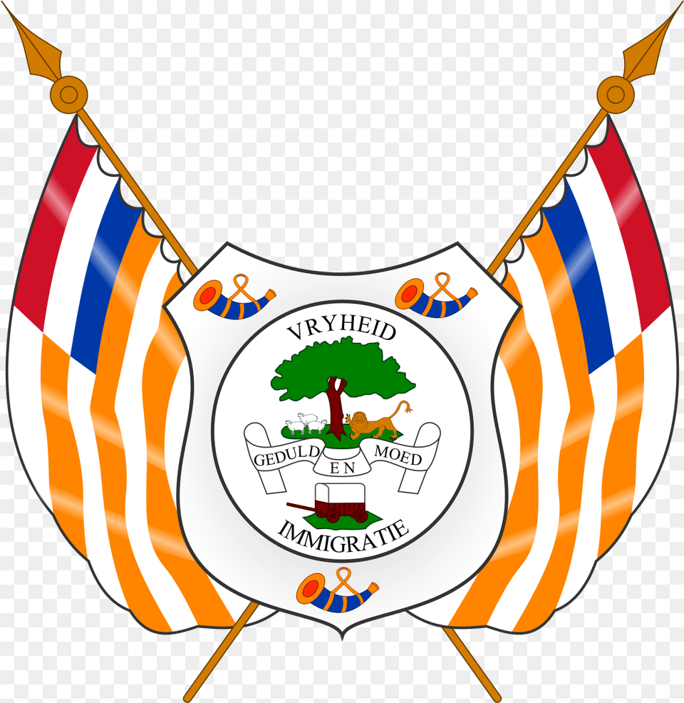 Coat Of Arms The Orange State Wikipedia Orange State Coat Of Arms, Emblem, Symbol Free Transparent Png