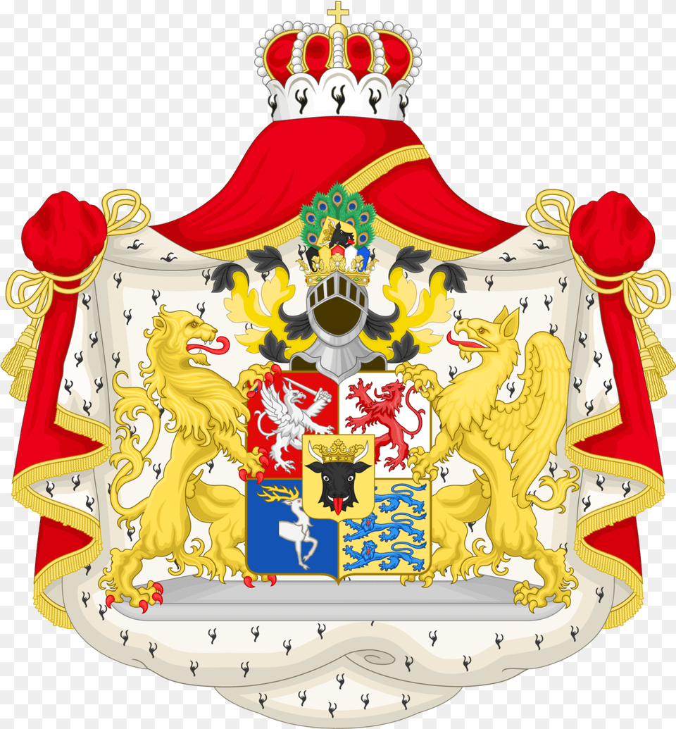 Coat Of Arms United Baltic Duchy Napoleonic By Tiltschmaster D7jukdd Waldeck Pyrmont Coat Of Arms, Circus, Leisure Activities Free Png