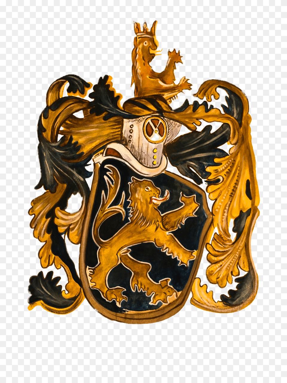 Coat Of Arms Zodiac Sign Leo, Emblem, Symbol, Person Free Transparent Png