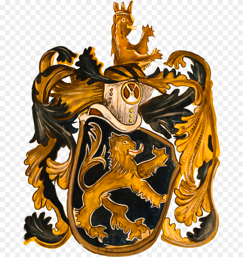 Coat Of Arms Zodiac Sign Leo Leo Zodiac Coat Of Arms, Armor, Emblem, Symbol, Adult Free Png Download