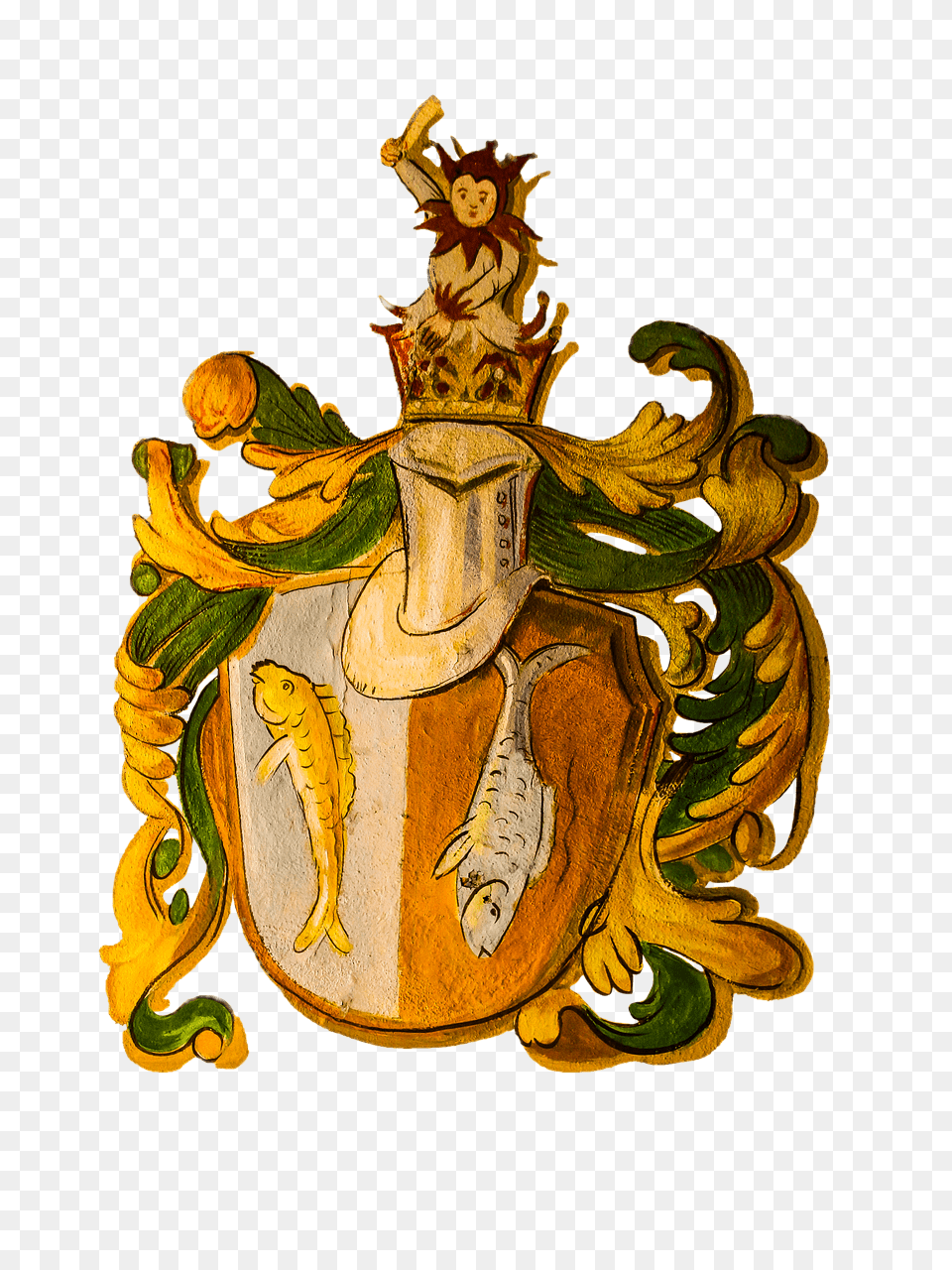 Coat Of Arms Zodiac Sign Pisces, Emblem, Symbol, Person Png