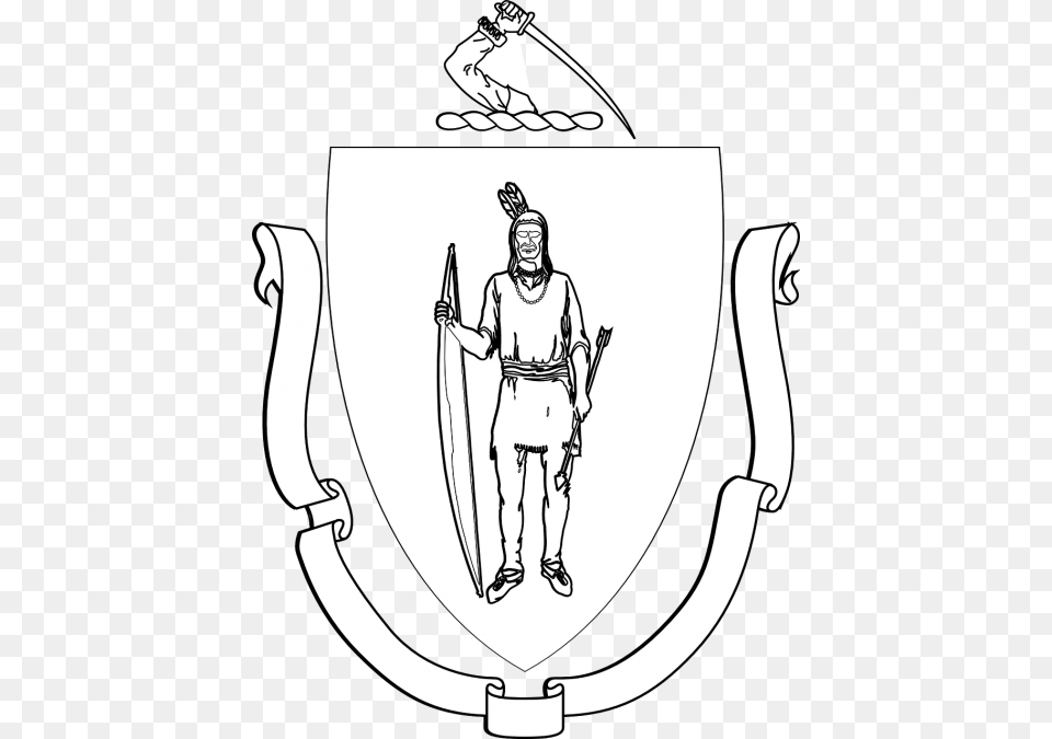 Coat Of Mass State Seal, Adult, Male, Man, Person Png