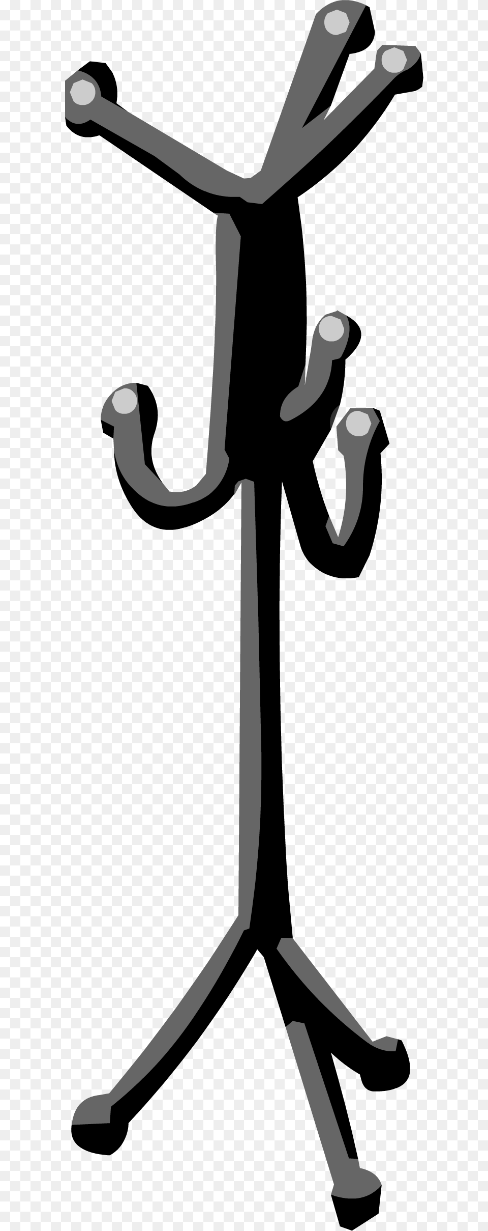 Coat Rack Club Penguin Perchero Club Penguin, Furniture, Electronics, Hardware, Cross Png Image