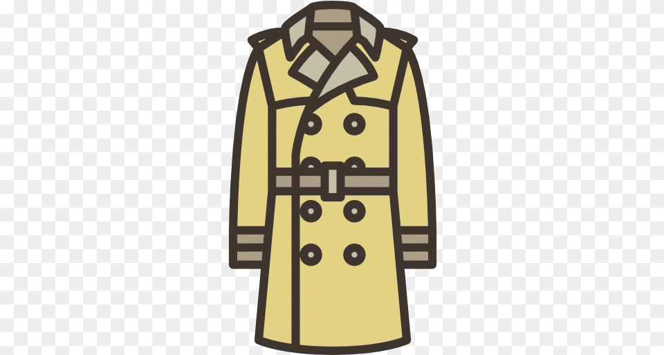 Coat Venice, Clothing, Overcoat, Trench Coat Free Png Download