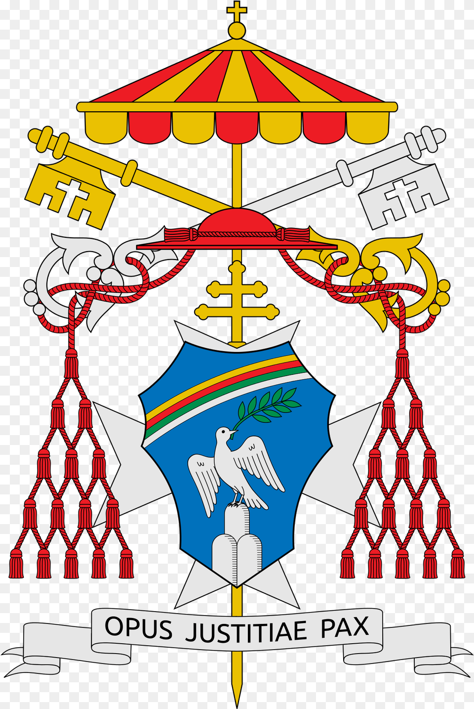 Coats Of Arms Of The Holy See, Cross, Symbol, Animal, Bird Free Png