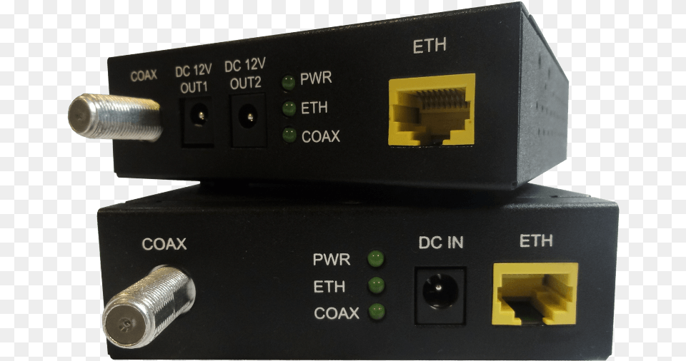 Coax Ethernet Extender, Electronics, Hardware, Adapter Free Png Download