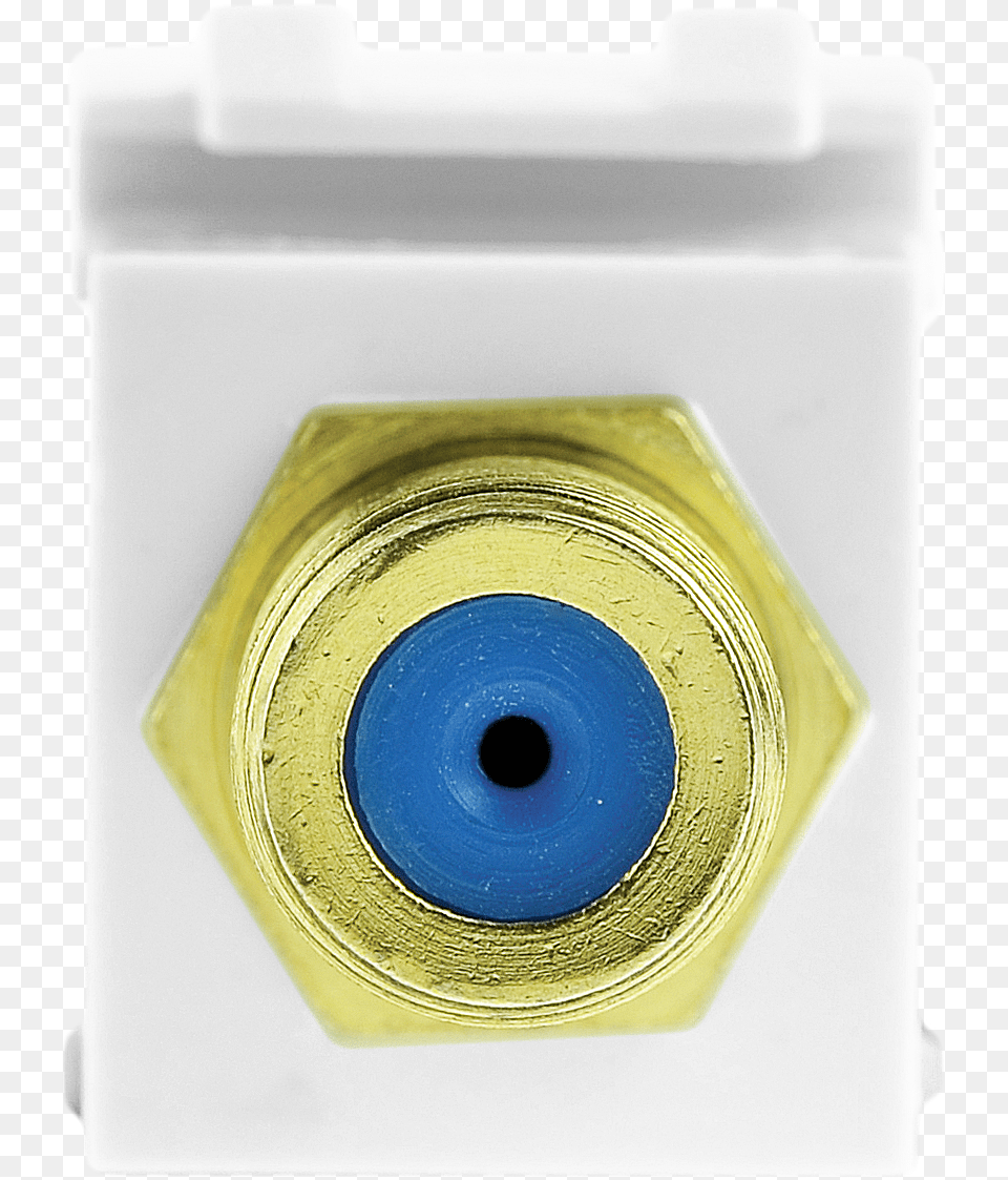 Coaxial Keystone Jack Gold Plated Rg6 Insert For Keystone Tape Measure, Electrical Device Free Png