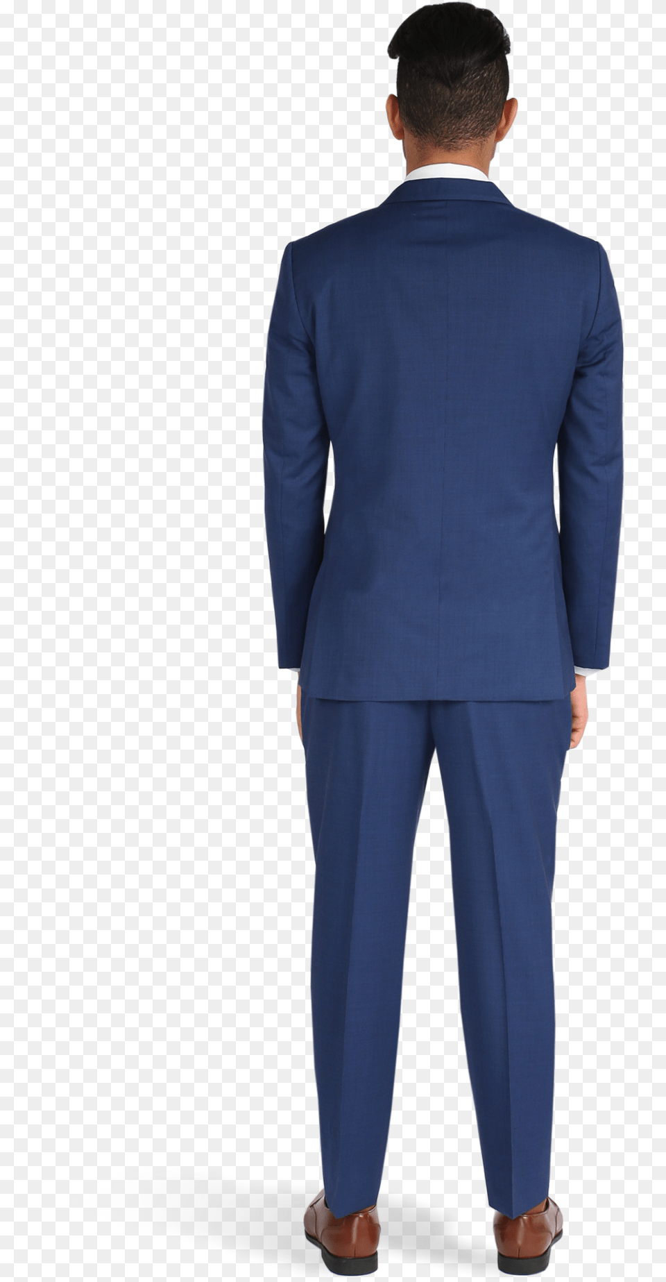 Cobalt Blue Notch Lapel Suit, Clothing, Formal Wear, Adult, Person Free Png