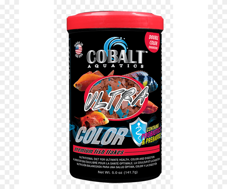 Cobalt Cobalt Cobalt Aquatics Ultra Spirulina Premium Fish Food Flakes, Can, Tin, Animal, Sea Life Free Transparent Png