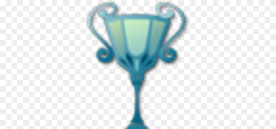 Cobalt Goblet Decorative, Trophy, Smoke Pipe, Glass Free Png Download