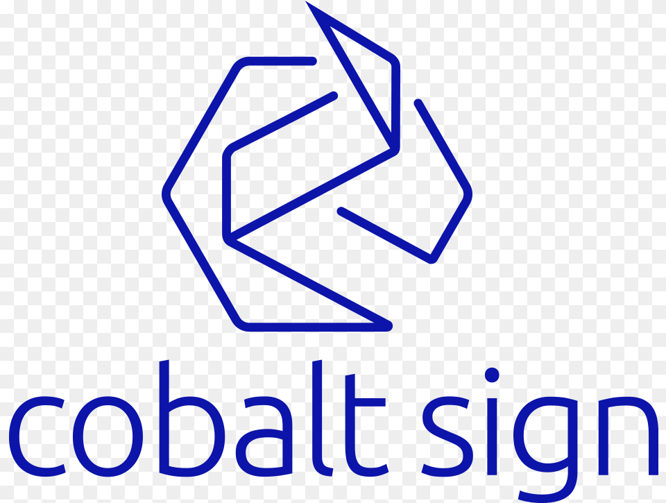 Cobalt Sign Transparent Logo Triangle, Recycling Symbol, Symbol Png Image