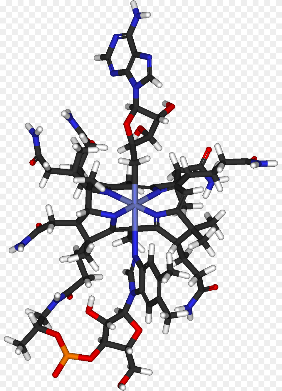 Cobamamide 3d Sticks Vitamin B12 Structure 3d, Bicycle, Transportation, Vehicle Free Transparent Png