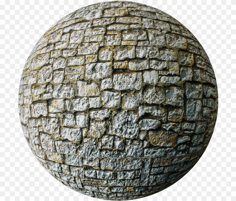 Cobblestone, Sphere, Rock, Architecture, Wall Free Png Download