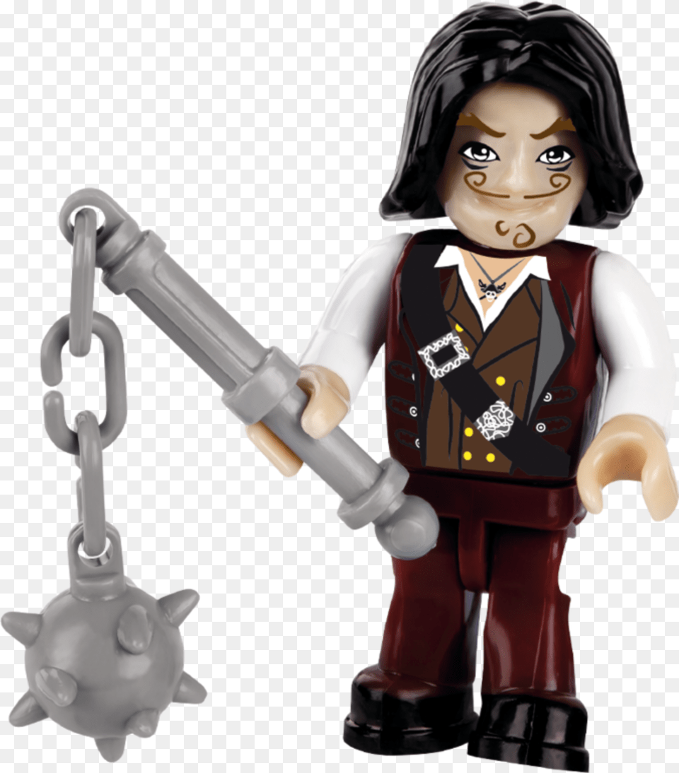 Cobi Pirates Watchtower 6022 Fictional Character, Figurine, Adult, Face, Female Png