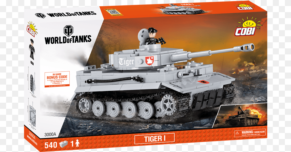 Cobi Tiger 1 World Of Tanks, Armored, Military, Tank, Transportation Free Png Download