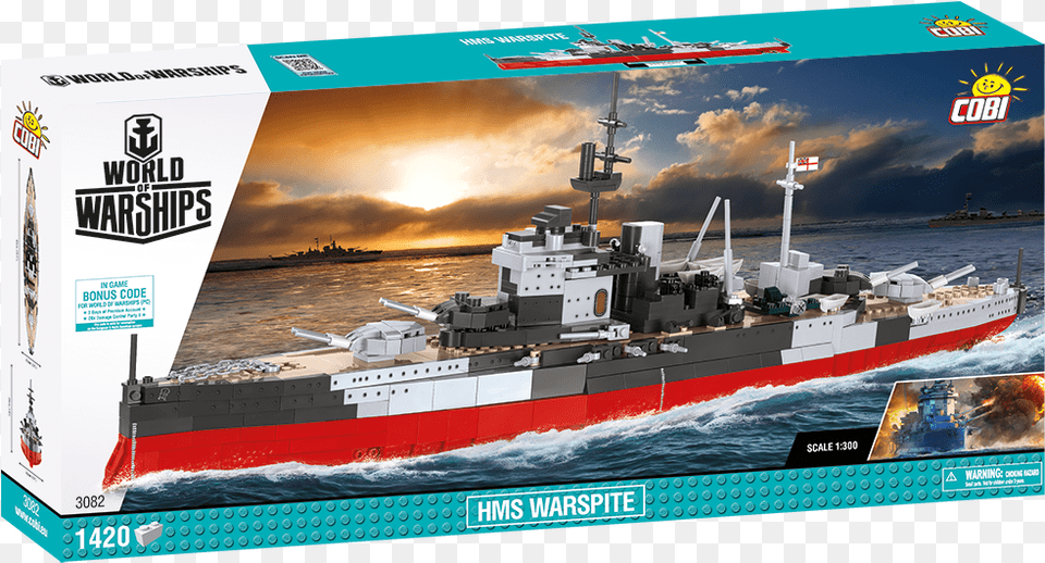 Cobi World Of Warships, Watercraft, Vehicle, Transportation, Ship Png