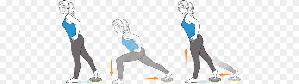 Cobra Slider Pads Workout, Person, Walking, Adult, Female Free Png Download