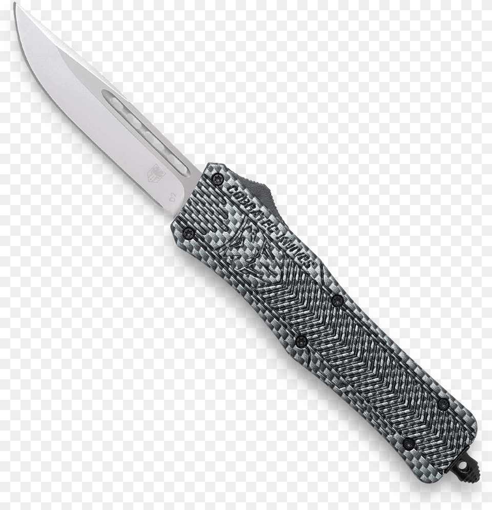 Cobratec Knives Mcfctk 1mdns Medium Ctk 1 Carbon Fiber Cobratec Carbon Fiber Knives, Blade, Dagger, Knife, Weapon Free Png