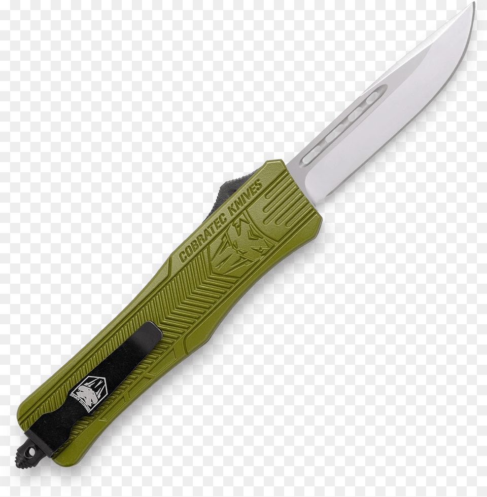 Cobratec Knives Modctk 1mdns Medium Ctk 1 Od Green Utility Knife, Blade, Dagger, Weapon Free Png Download