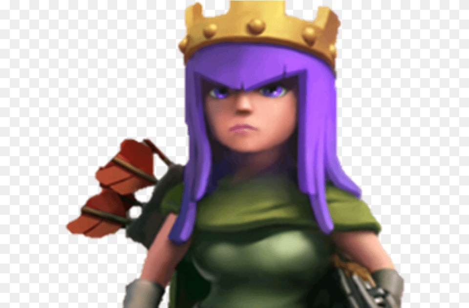 Coc Barbarian King And Archer Queen Full Size Clash Of Clans Archer King, Baby, Clothing, Costume, Person Free Png Download