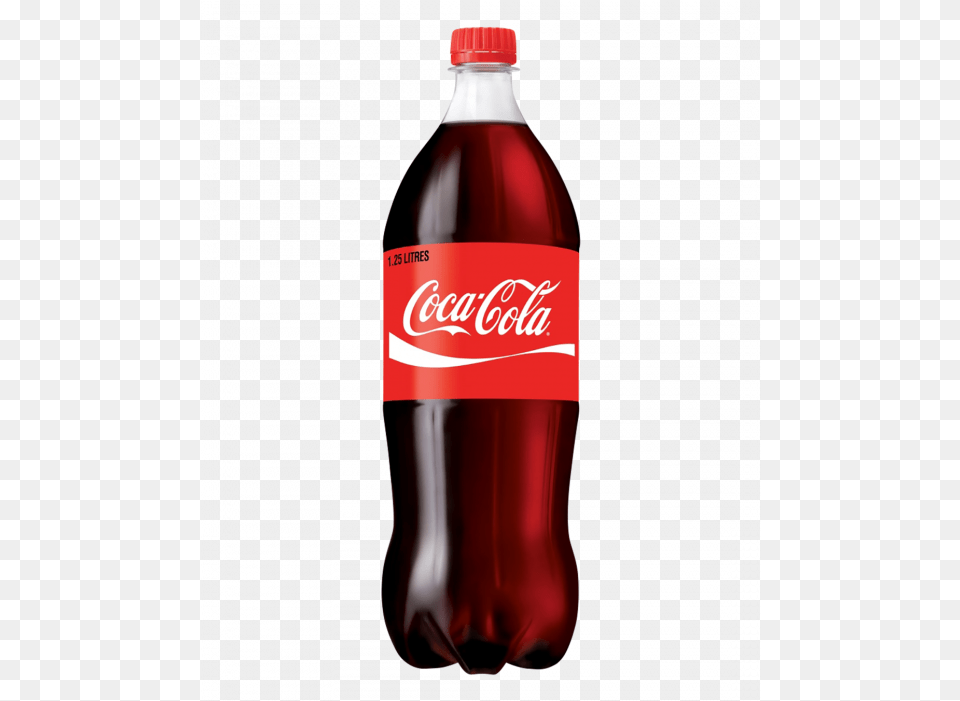Coca Cola 1 1 Liter Coke Bottle, Beverage, Soda, Food, Ketchup Free Png Download