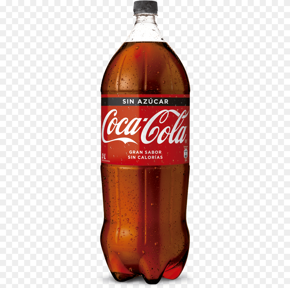 Coca Cola 2 Litros De Coca Cola Sin Azucar, Beverage, Coke, Soda, Food Free Transparent Png