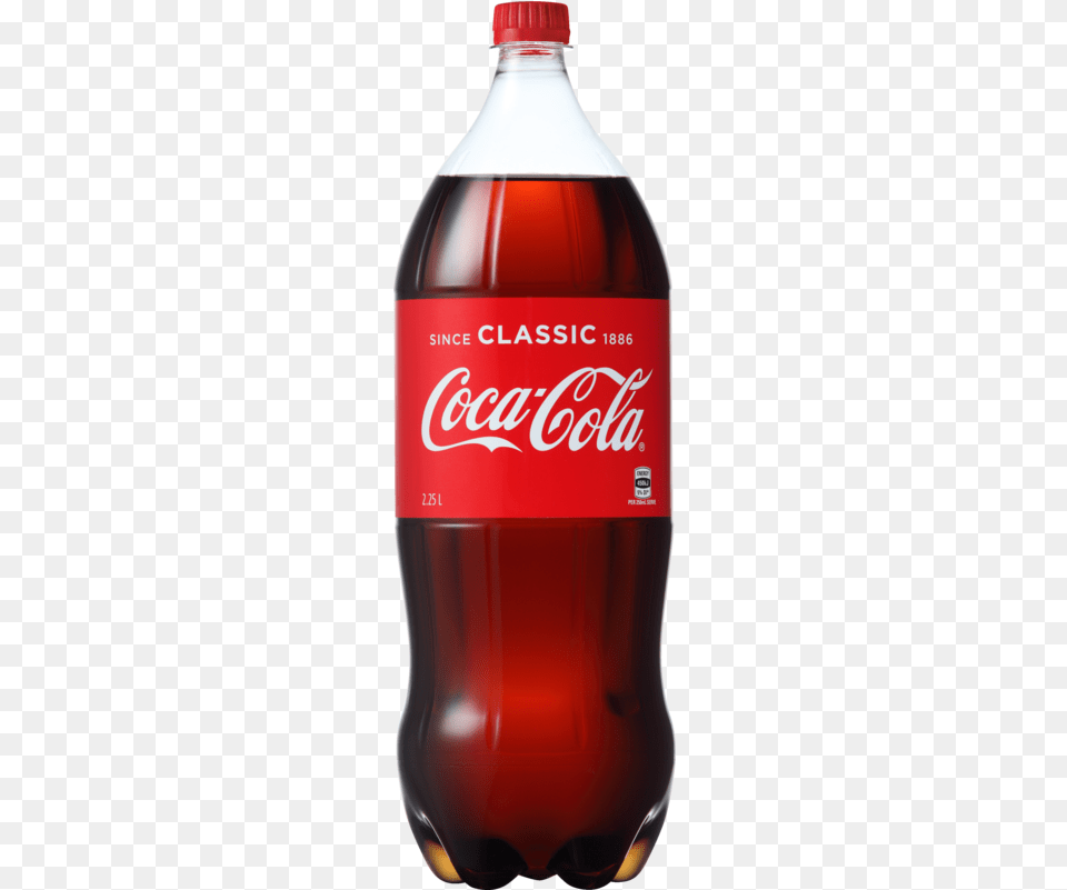 Coca Cola 225 Liter Bottle, Beverage, Coke, Soda, Food Free Png Download