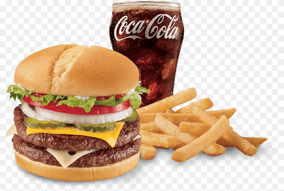 Coca Cola, Burger, Food, Fries Free Png Download