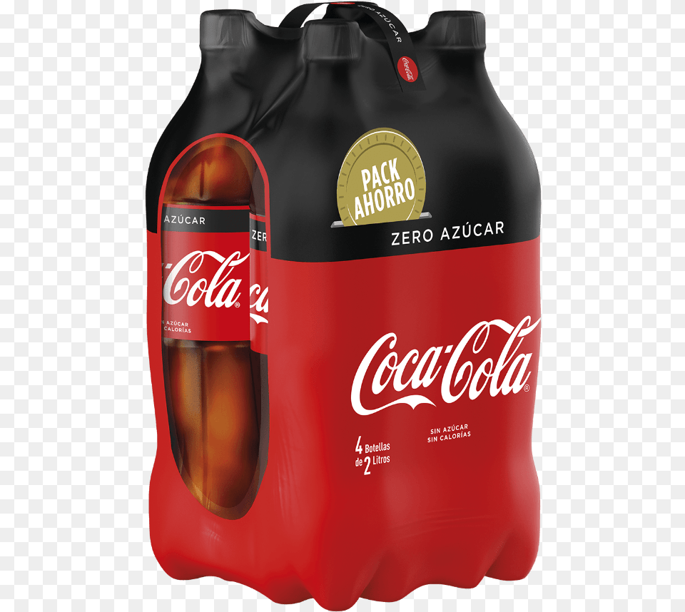 Coca Cola 6 Pack 2 L, Beverage, Coke, Soda, Food Free Png Download