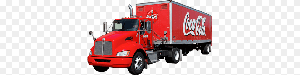 Coca Cola American Truck, Trailer Truck, Transportation, Vehicle, Moving Van Free Png Download