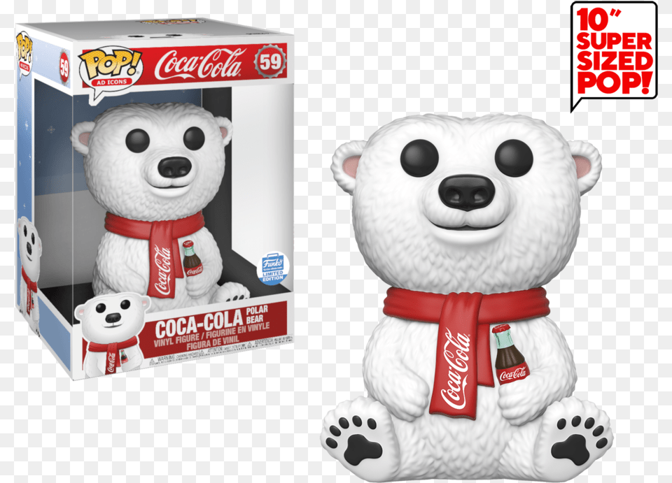 Coca Cola Bear Funko Pop, Toy, Plush Free Transparent Png