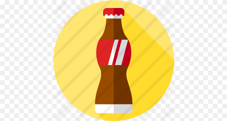 Coca Cola Bottle Icon Transparent, Beverage, Soda, Food, Ketchup Free Png Download