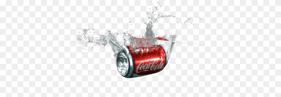 Coca Cola Can Splash In Water, Beverage, Coke, Soda, Smoke Pipe Free Transparent Png