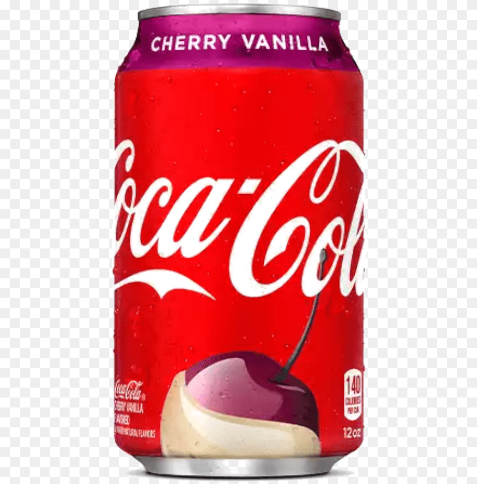 Coca Cola Cherry Vanilla 12 Fl Oz Usa Cola Cherry Vanilla, Beverage, Coke, Soda, Can Free Transparent Png