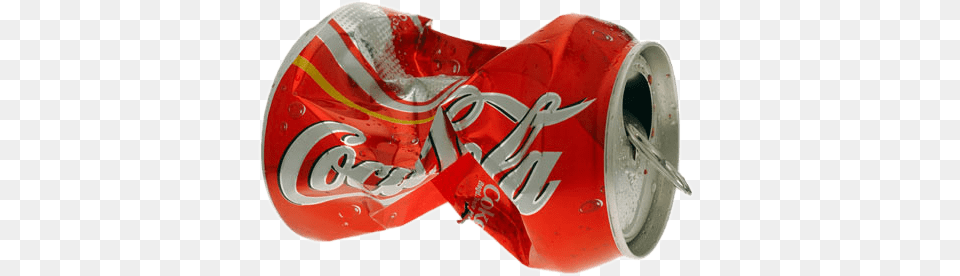 Coca Cola Crushed Can, Beverage, Coke, Soda, Food Free Transparent Png