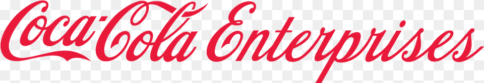 Coca Cola Enterprises Logo Coca Cola Company Logo, Text Free Png Download