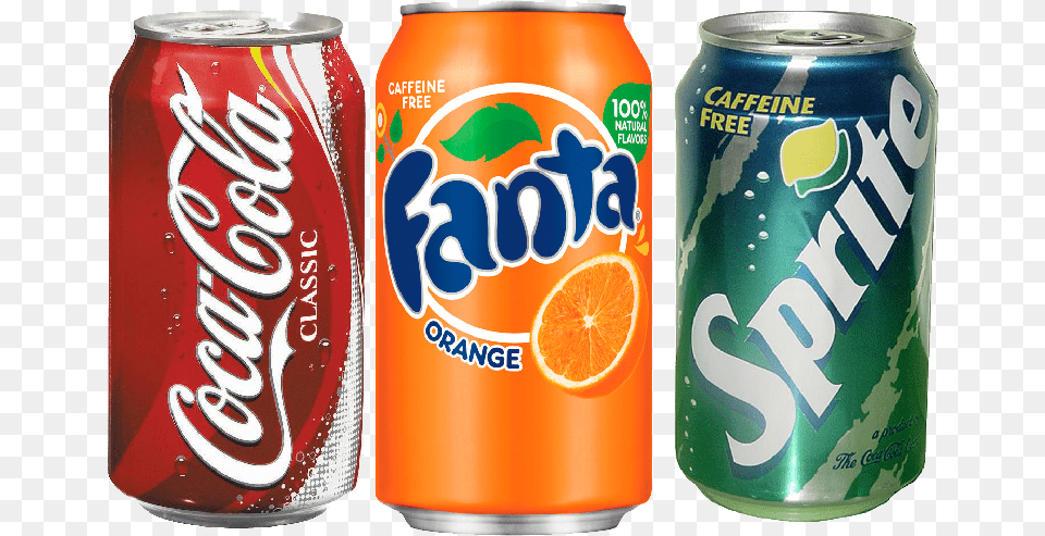 Coca Cola Fanta Sprite Coca Cola Fanta Sprite, Tin, Can, Produce, Plant Free Png