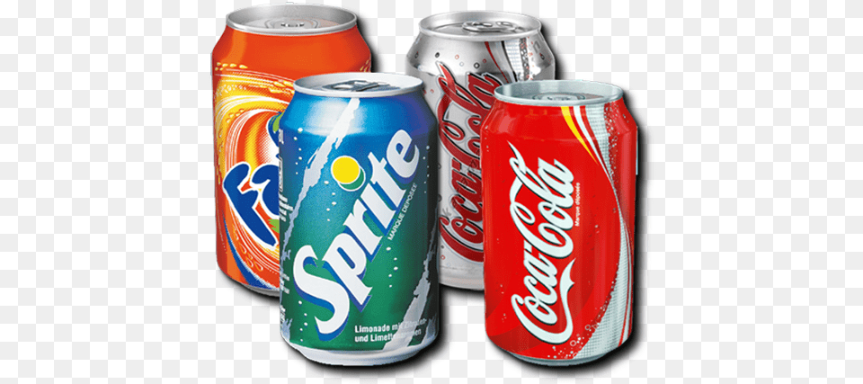 Coca Cola Fanta Sprite Transparent Coca Cola, Can, Tin, Beverage, Soda Png Image
