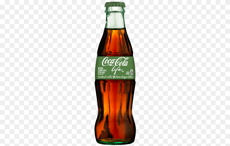 Coca Cola Glass Bottle Diet Coca Cola Glass Bottle, Beverage, Coke, Soda, Food Free Png Download
